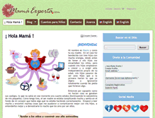 Tablet Screenshot of mamaexperta.com